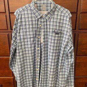 COPY - Vineyard Vines Harbor Shirt - Blue Plaid